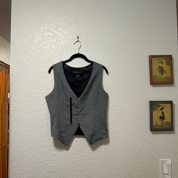 Elmer Ave Jackets & Blazers - Doll Fit Elmer Ave zipper vest.  Spring 2010 collection.